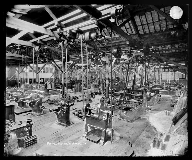 Addington Railway Workshops, Christchurch, 1898