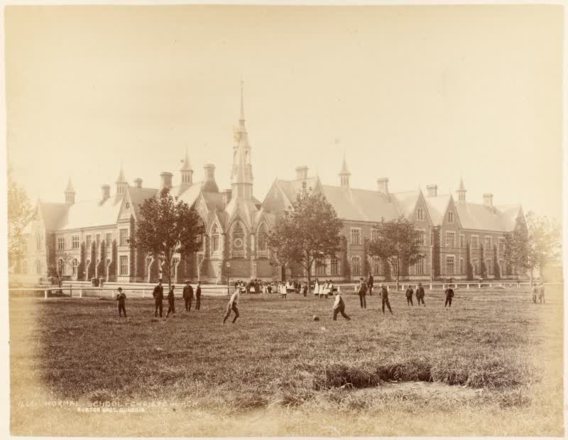 Normal School - Christchurch.  From the album: N.Z. Scenery, 1882