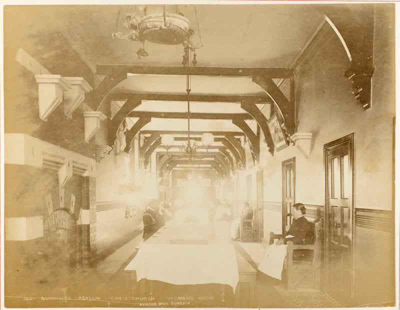 Sunnyside Asylum - Christchurch - Women's room, 1880