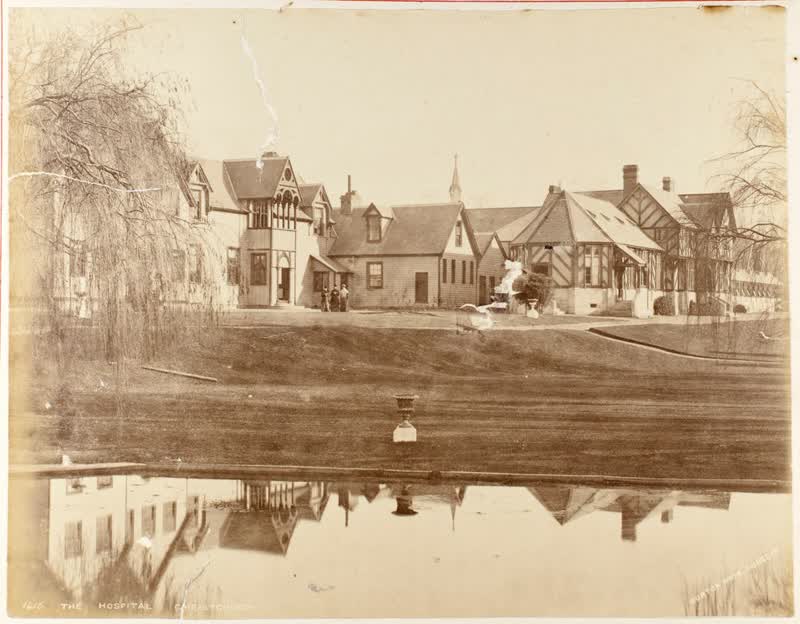 The Hospital - Christchurch, 1880
