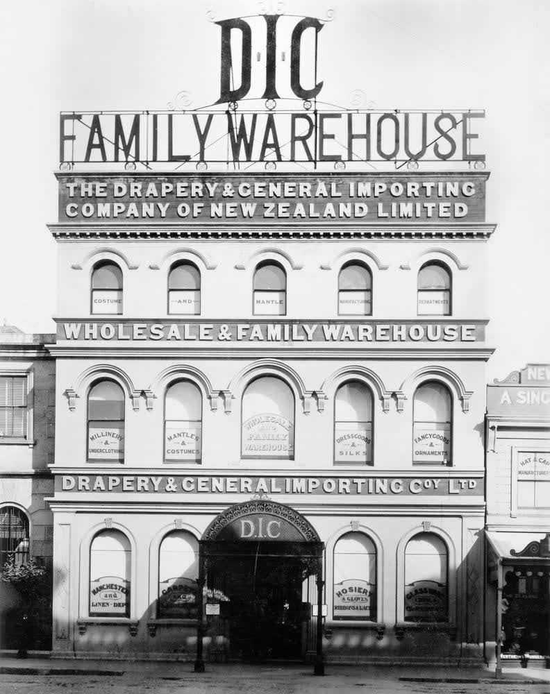 D. I. C. BUILDING CHRISTCHURCH (UPRIGHT), 1880