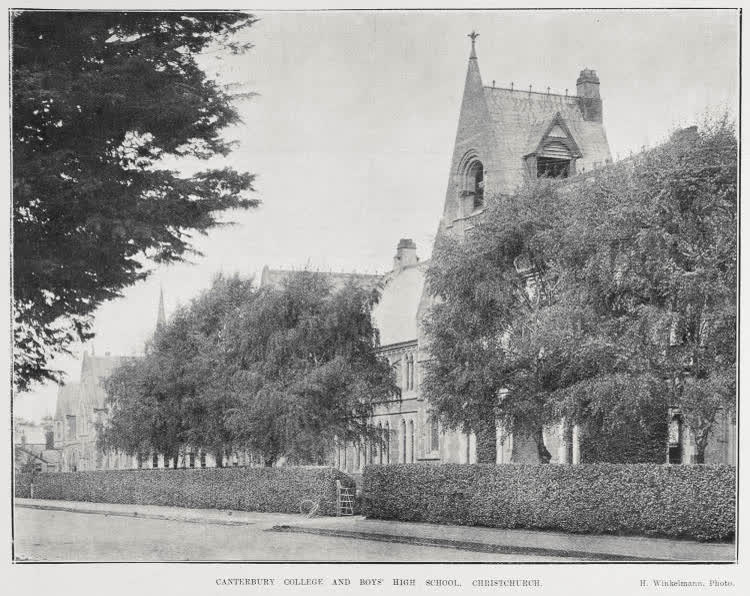 CANTERBURY COLLEGE AND BOYS' HIGH SCHOOL, CHRISTCHURCH, 1904
