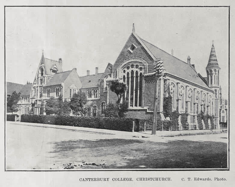 CANTERBURY COLLEGE, CHRISTCHURCH, 1906