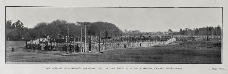 NEW ZEALAND INTERNATIONAL EXHIBITION: ARAI TE URU MAORI PA, IN THE EXHIBITION GROUNDS, CHRISTCHURCH, 1906