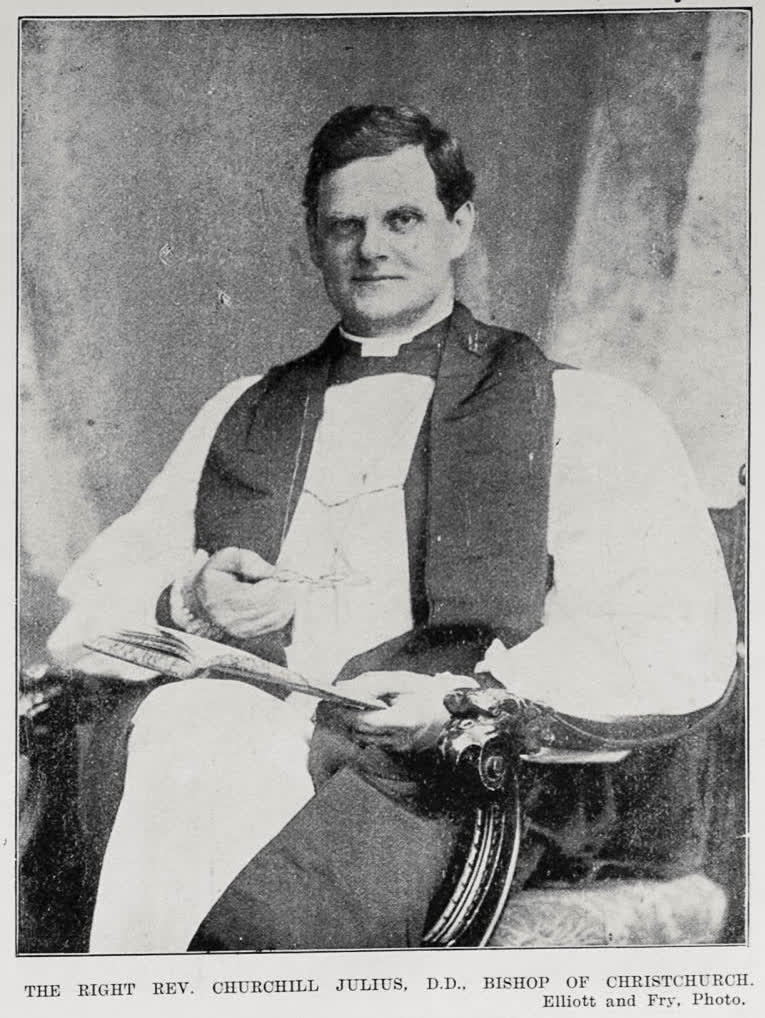 Right Reverend Churchill Julius, D D, Bishop of Christchurch, 1902