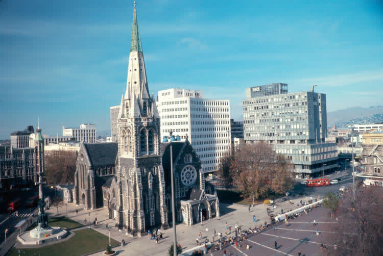 Christchurch Cathedral, Cathedral Square, 1976, 1970