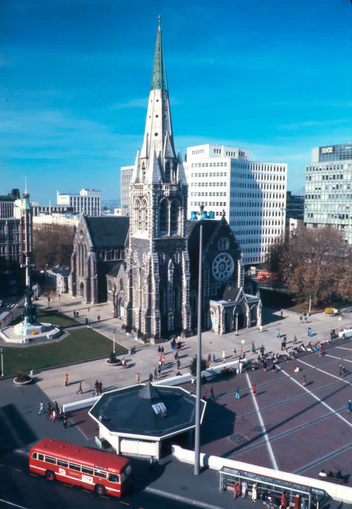 Christchurch Cathedral, Cathedral Square, 1976, 1970