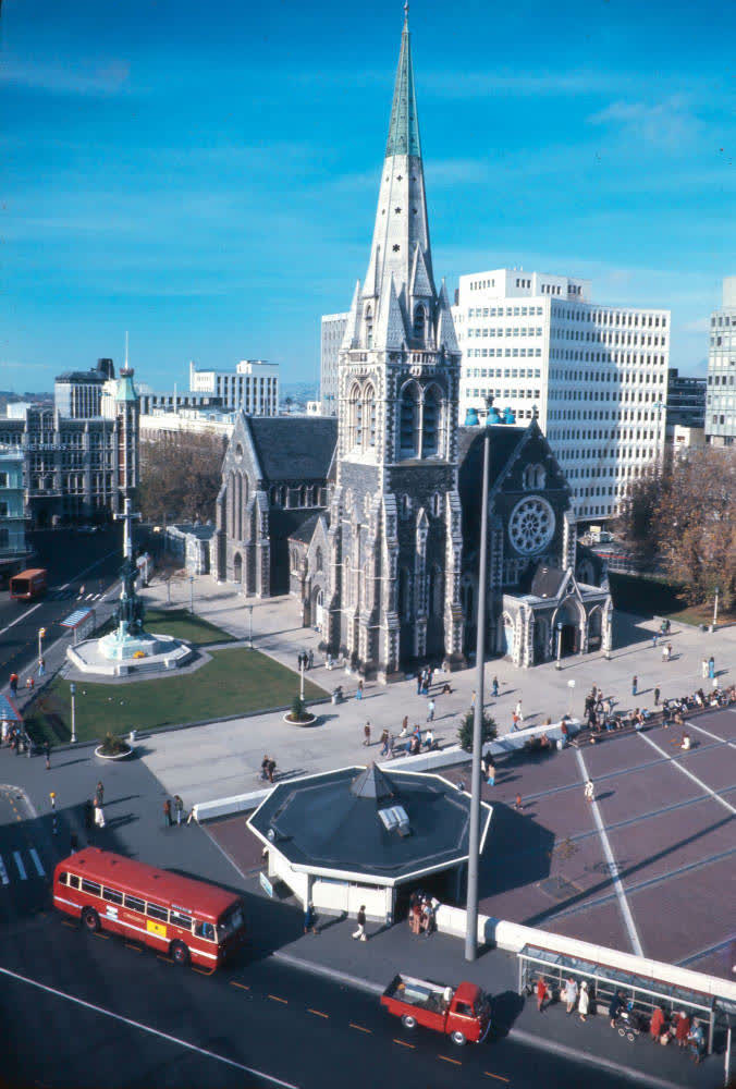 Christchurch Cathedral, Cathedral Square, 1976, 1970