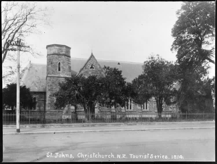 St John the Baptist Church, Latimer Square, Christchurch, 1910