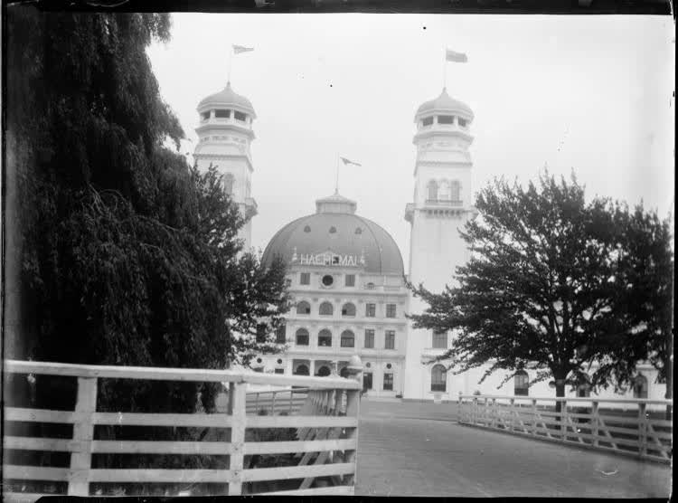 New Zealand International Exhibition Building, Hagley Park, Christchurch, 1906, 1900