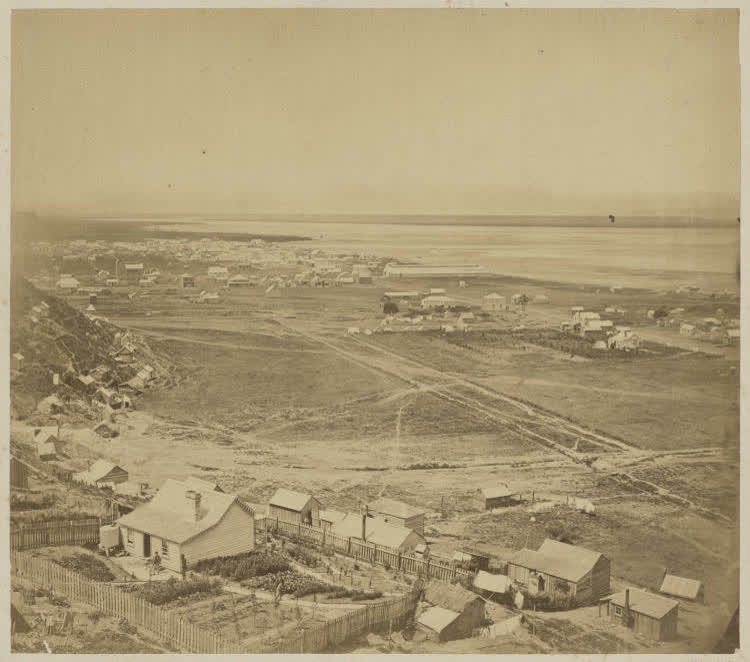 Town of Shortland, Thames, 1860
