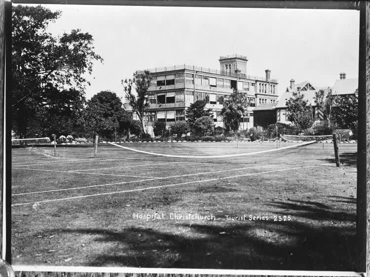 Hospital, Christchurch, 1910