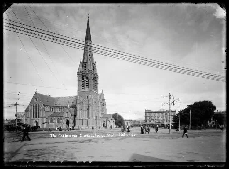 The Cathedral, Christchurch, 1910