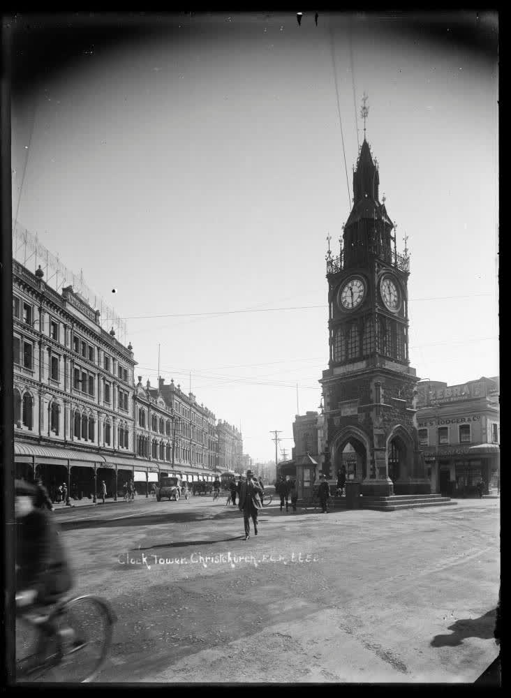 Clock Tower, Christchurch, 1910
