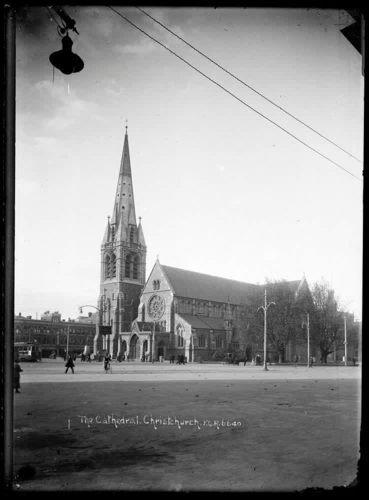 The Cathedral, Christchurch, 1910