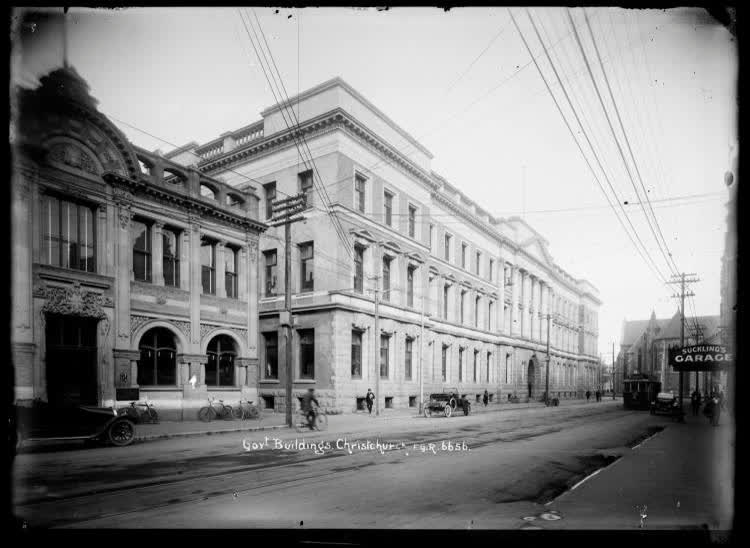 Government Buildings, Christchurch, 1910