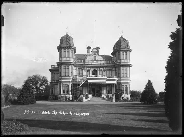 McLean Institute, Christchurch, 1910