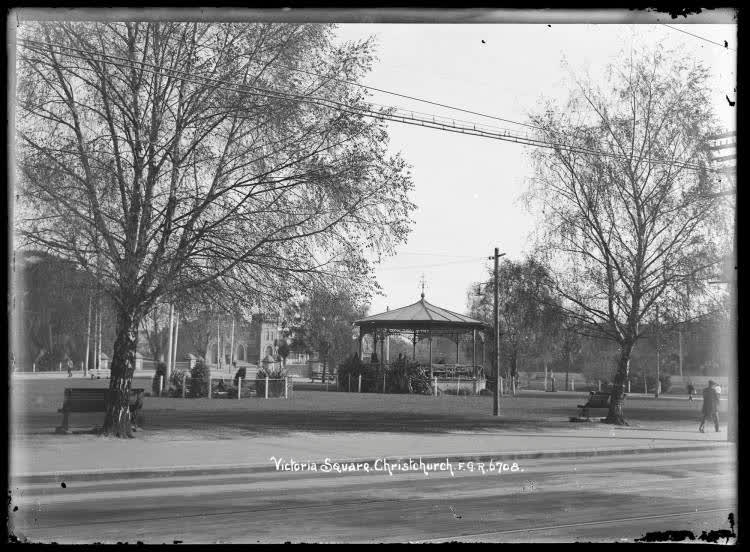 Victoria Square, Christchurch, 1910