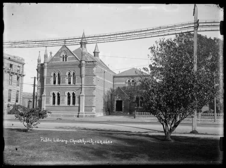 Public Library, Christchurch, 1910