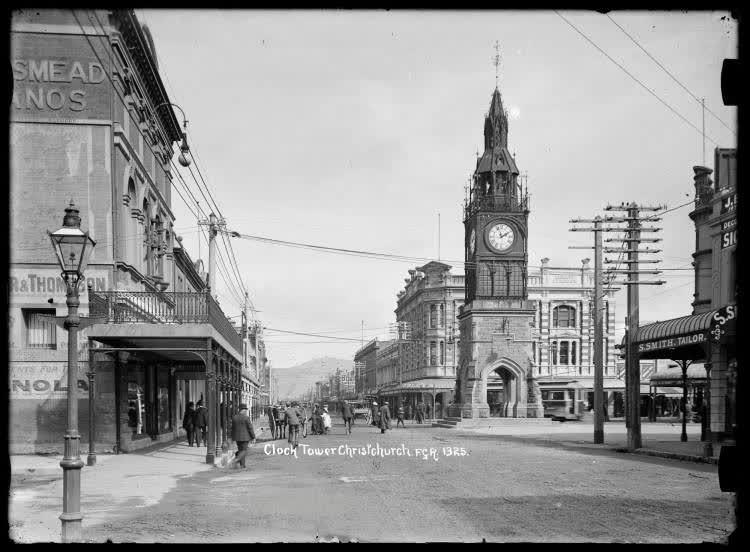 Clock Tower, Christchurch, 1910