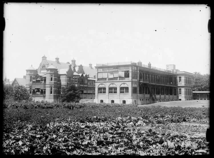 A Portion of Christchurch Hospital, 1910