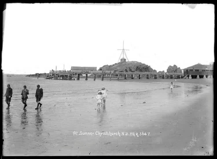 At Sumner, Christchurch, 1910