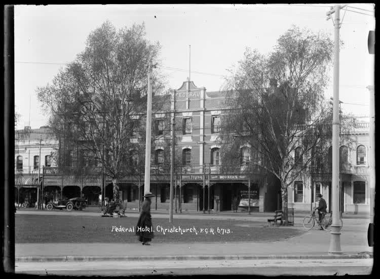Federal Hotel, Christchurch, 1910