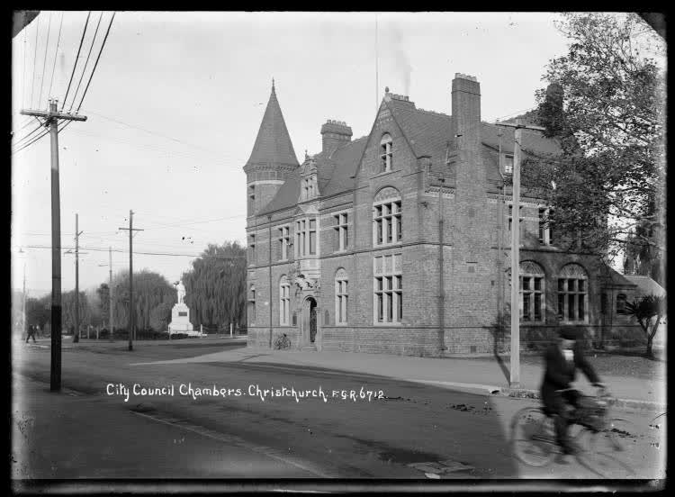 City Council Chamber, Christchurch, 1910