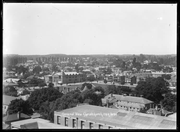 General view of Christchurch, 1910