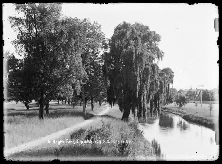 In Hagley Park, Christchurch, 1910
