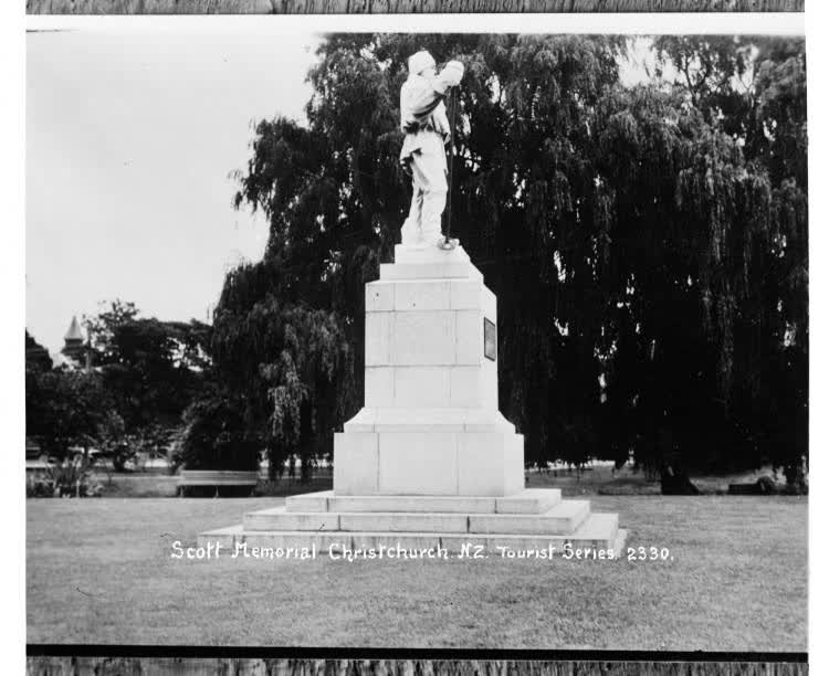 Scott Memorial, Christchurch, 1910