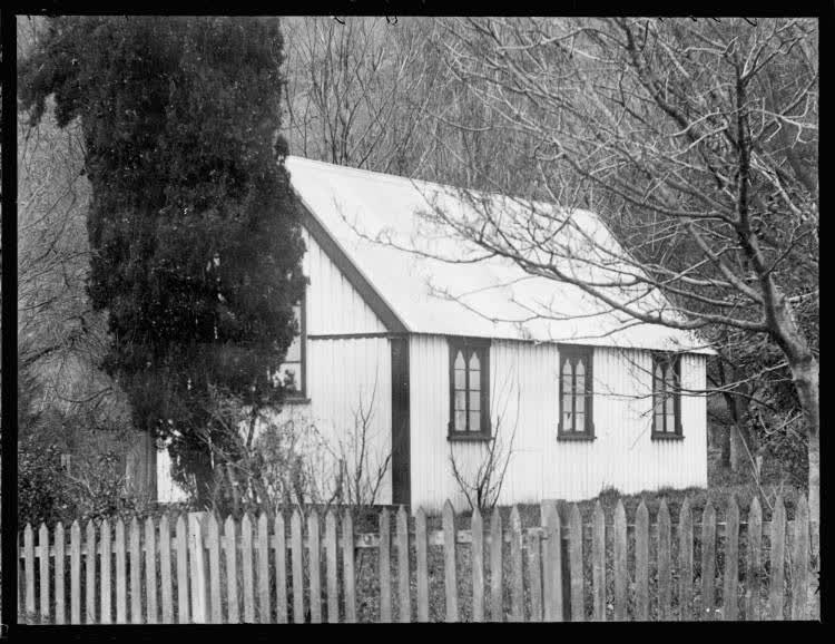 St Andrew's Church, Le Bons Bay, Banks Peninsula, 1900