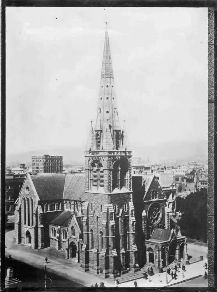 Christchurch Cathedral, 1900