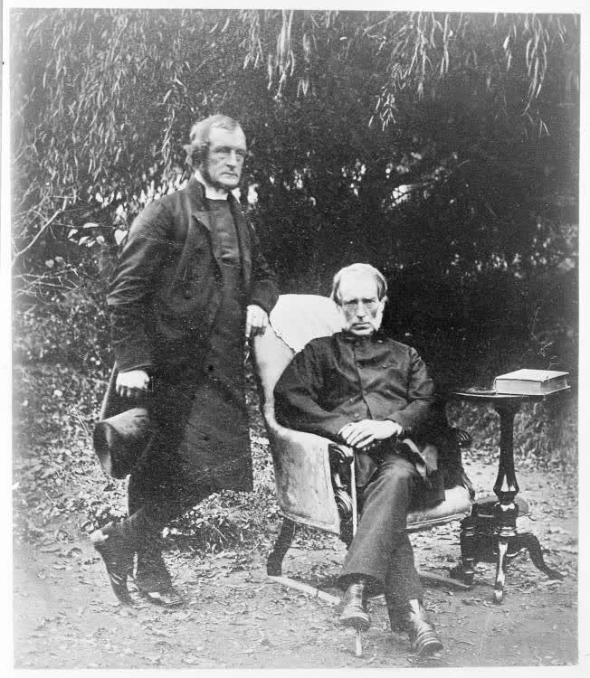 Bishop Selwyn and Sir William Martin, 1865, 1860