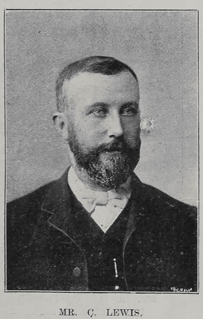 Mr C Lewis, 1900