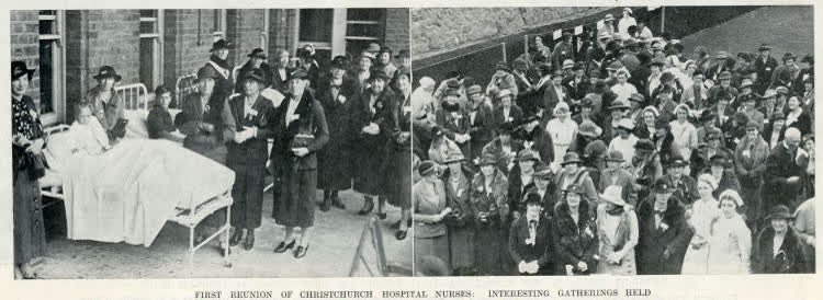 First reunion of Christchurch hospital nurses: interesting gatherings held, 1936
