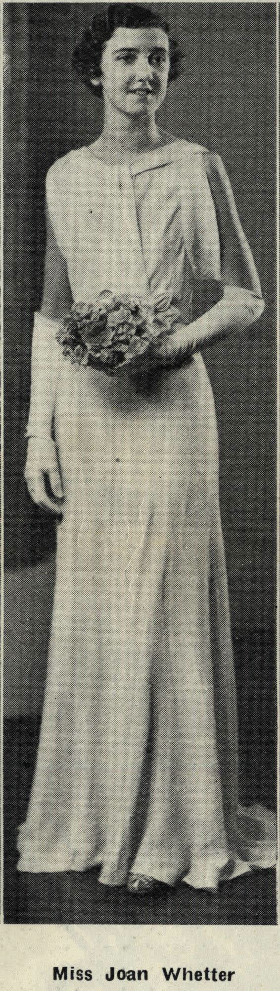Miss Joan Whetter, 1936