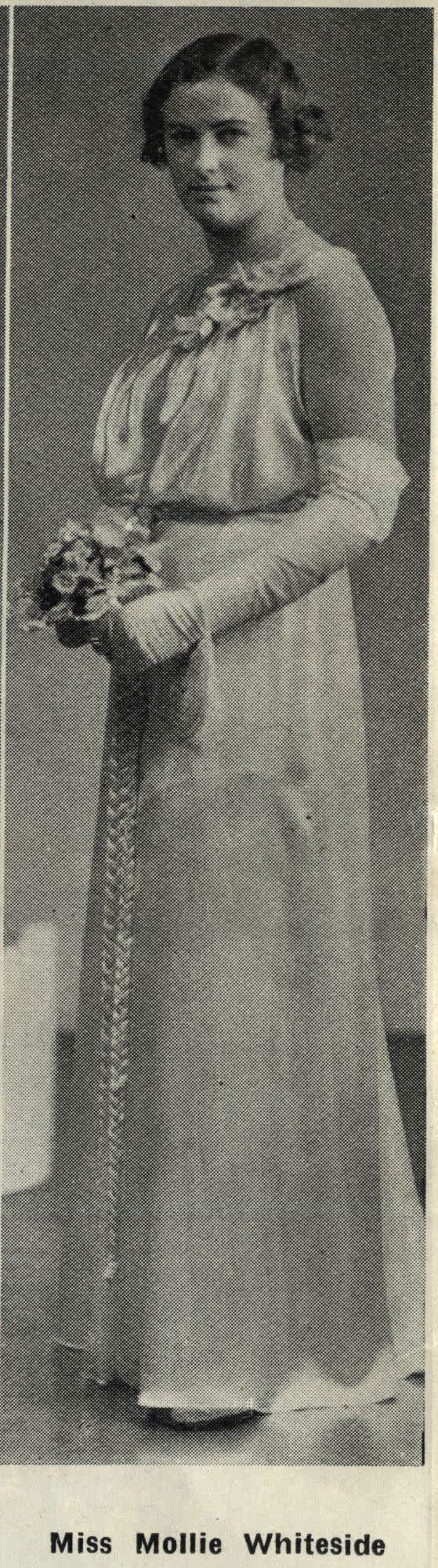 Miss Mollie Whiteside, 1936