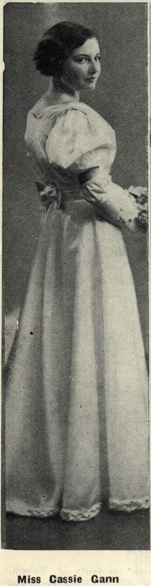 Miss Cassie Gann, 1936