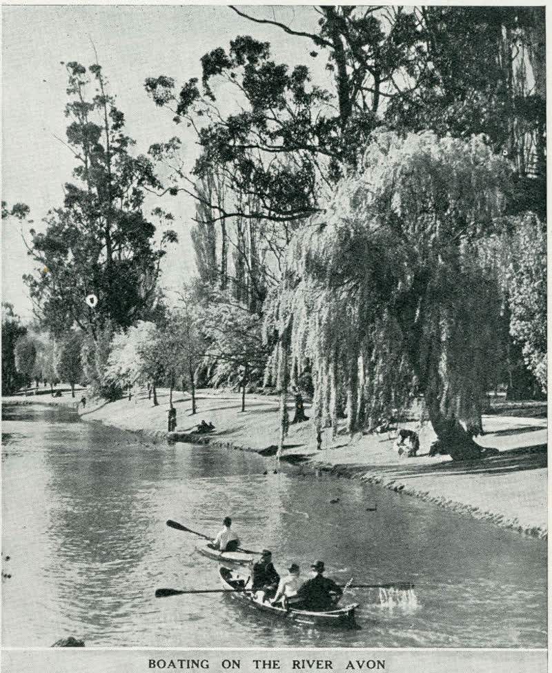 Boating on the River Avon, 1937