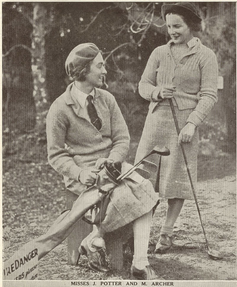 Misses J. Potter and M. Archer, 1939