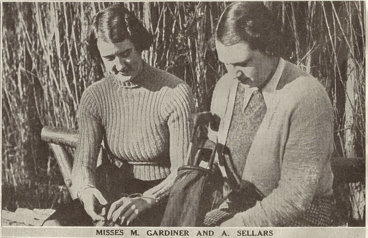 Misses M. Gardiner and A . Sellars, 1939