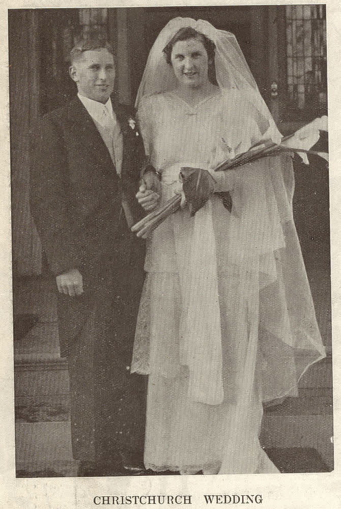 Christchurch wedding, 1939