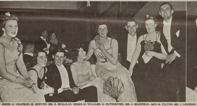 Attendees at the Christchurch Hunt Ball, 1939