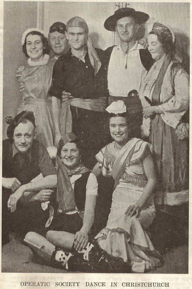Operatic Society dance in Christchurch, 1939