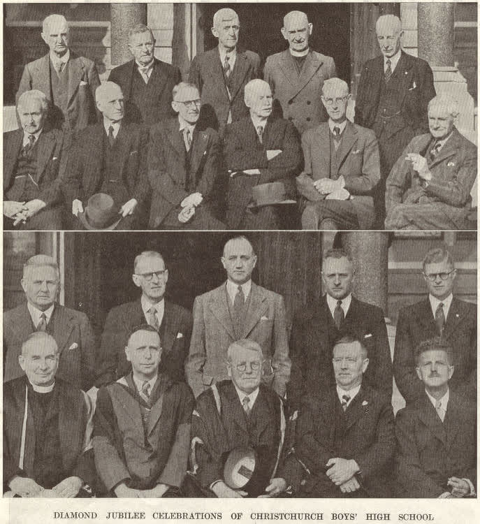 Diamond jubilee celebrations of Christchurch Boy's High School, 1941