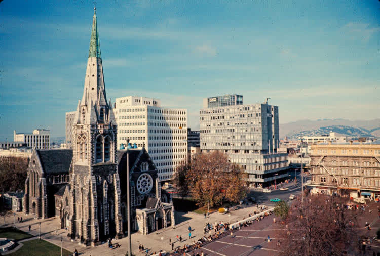 Christchurch Cathedral, Cathedral Square, 1976, 1970