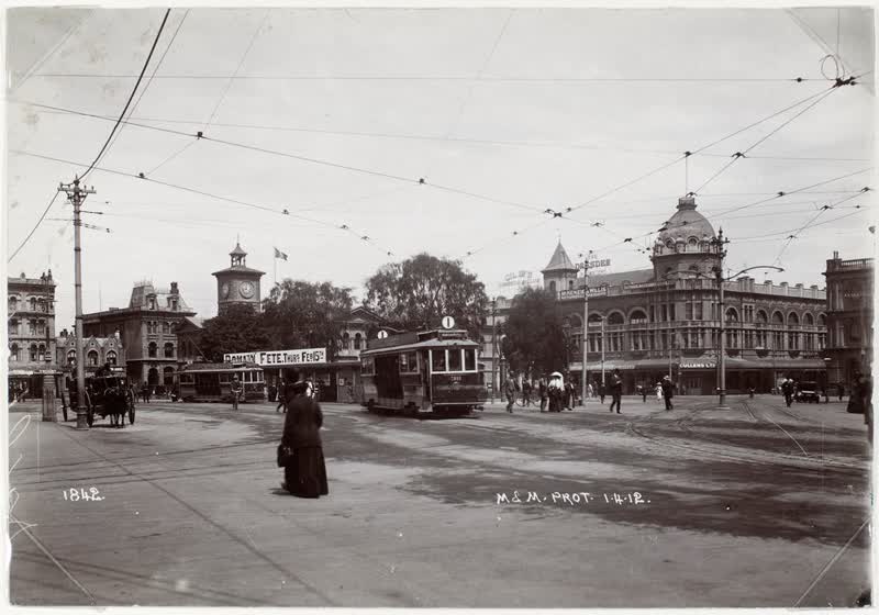 Cathedral Square, Christchurch, 1912
