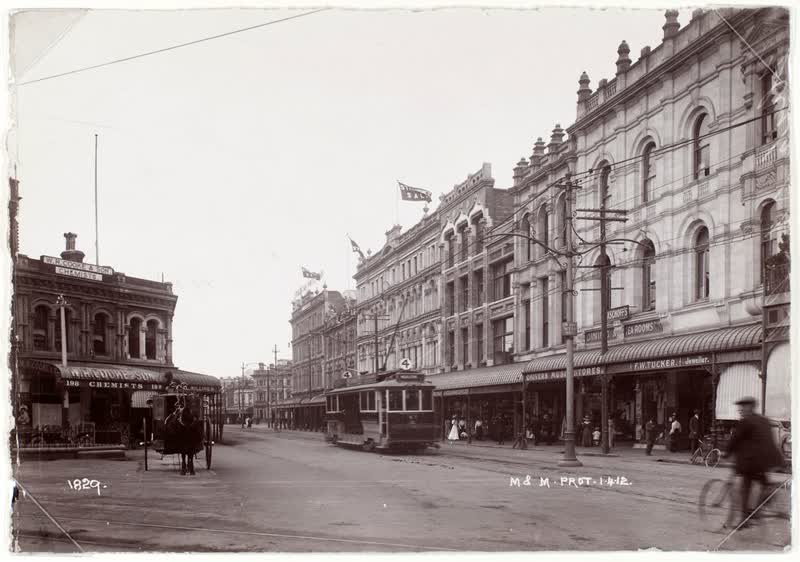 High Street, Christchurch, 1912