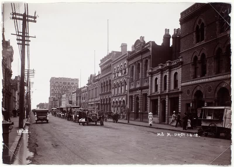 Hereford St, Christchurch, 1912